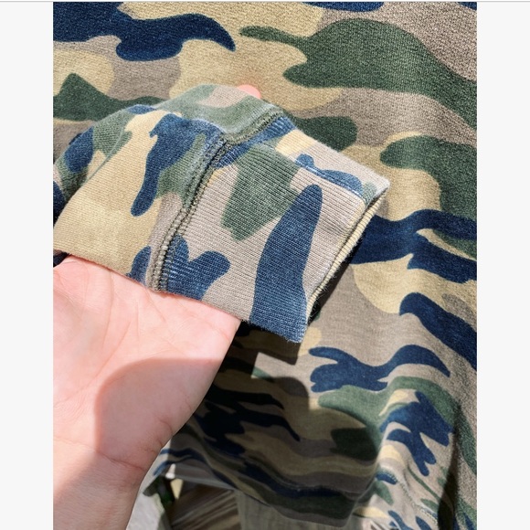 NWOT Army Pullover Sweat Shirt J.Crew Size Small - Picture 4 of 5